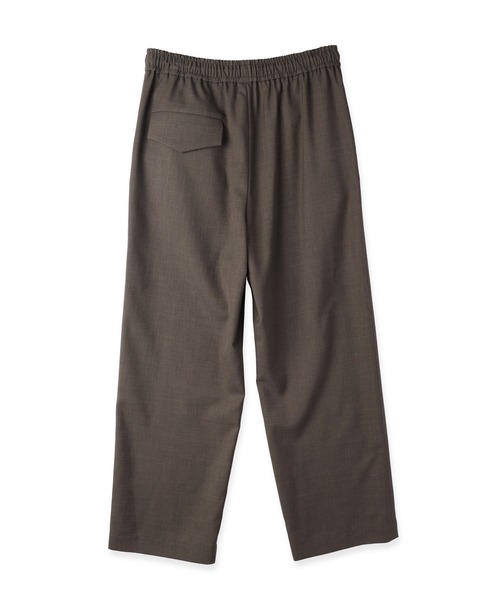 CULLNI（クルニ）の「Dry Gabardine Drawstring Wide Pants（スラックス・メンズ・ネイビー/チャコール/カーキ/ブラック・2/1/0）」の21枚目の写真