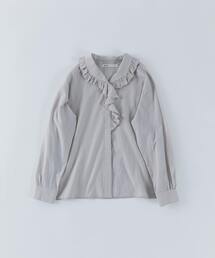 【2月お気に入り登録ブランド内5位】60/ローンフリルシャツ