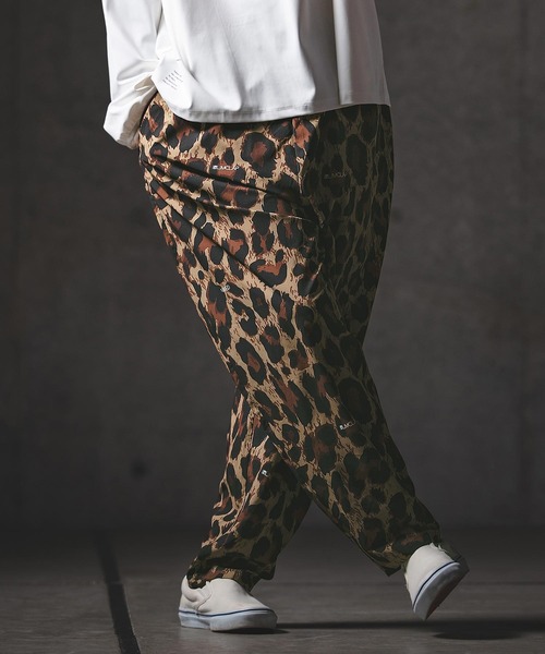 セール】mp14556-Original Textile Relaxed Fit Pants-Leopard
