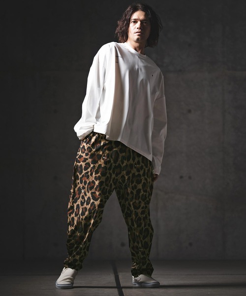 GLIMCLAP(グリムクラップ)の「mp14556-Original Textile Relaxed Fit Pants-Leopard バルーンパンツ(201-024-gls-cg)(その他パンツ・メンズ・レオパード・L/M/S)」の6枚目の写真