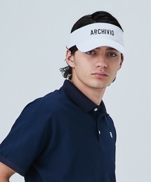 archivio（アルチビオ）の「＜MENS>モノトーンロゴサンバイザー（サンバイザー）」