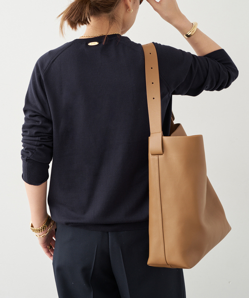 Deuxieme Classe(ドゥーズィエムクラス)の「*OPTIMO クルーネック プルオーバー(ニット/セーター・レディース・ベージュ/ネイビー/グレー・FREE)」の21枚目の写真