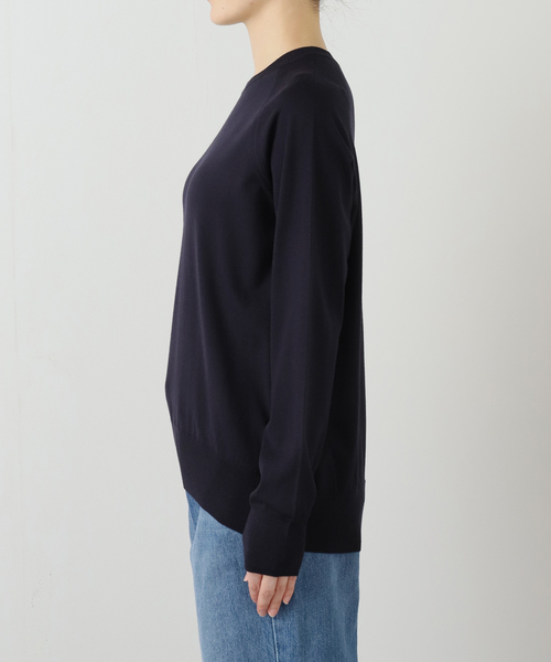 Deuxieme Classe(ドゥーズィエムクラス)の「*OPTIMO クルーネック プルオーバー(ニット/セーター・レディース・ベージュ/ネイビー/グレー・FREE)」の16枚目の写真