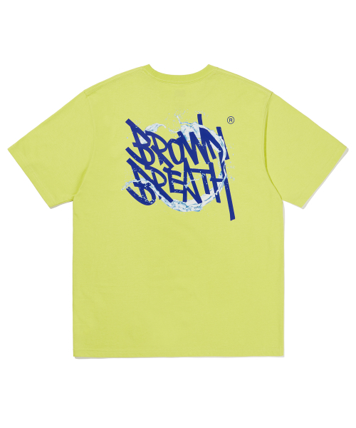 BROWNBREATH(ブラウンブレス)の「SPLASH TAG TEE - LIME(Tシャツ/カットソー・レディース・その他・L/M/S/XL)」の1枚目の写真