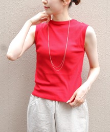 MEYAME/メヤメ ソフトリブスリーブレス SOFT RIB SLEEVELESS