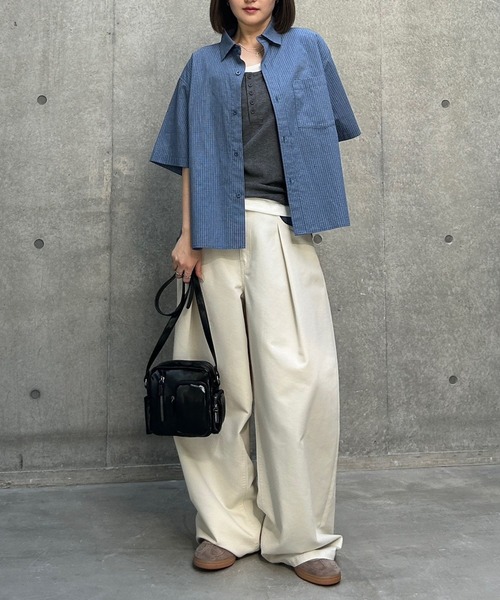 PBLIM(ページボーイリム)の「《UNISEX/8個ポケットで収納可能》8ポケミニショルダー / パスポート/350mlペットボトル(ショルダーバッグ・レディース・ブラウン/グレー/ブラック/イエロー/レッド・FREE)」の20枚目の写真