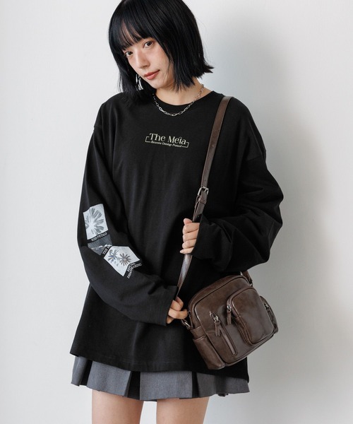 PBLIM(ページボーイリム)の「《UNISEX/8個ポケットで収納可能》8ポケミニショルダー / パスポート/350mlペットボトル(ショルダーバッグ・レディース・ブラウン/グレー/ブラック/イエロー/レッド・FREE)」の8枚目の写真