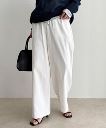 fredy emue | 【接触冷感×UVカット/マルチ機能】ドライオックスセミワイドイージーパンツ(その他パンツ)