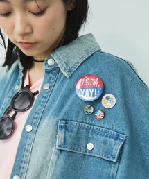 MIRROR STOKE（ミラーストーク）の「【ZOZO限定】ASSORTMENT DESIGN CAN BADGE SET/アソートデザイン缶バッチピンパッチセット（バッジ）」