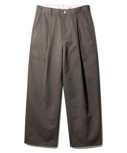 NO NEED（ノーニード）の「【TWN】Cage Semi Wide Cotton Pants/HSLP3607（チノパンツ・メンズ・ブラウン/カーキ/ベージュ・34inch/32inch/30inch）」の10枚目の写真