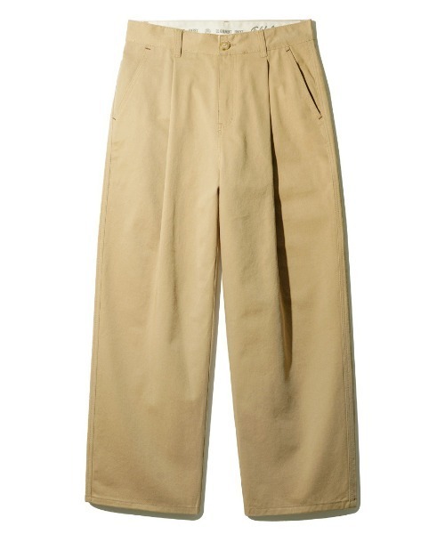 NO NEED（ノーニード）の「【TWN】Cage Semi Wide Cotton Pants/HSLP3607（チノパンツ・メンズ・ブラウン/カーキ/ベージュ・34inch/32inch/30inch）」の14枚目の写真