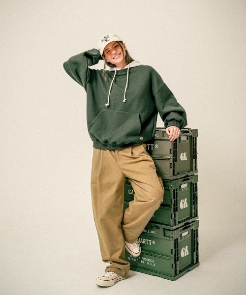 NO NEED（ノーニード）の「【TWN】Cage Semi Wide Cotton Pants/HSLP3607（チノパンツ・メンズ・ブラウン/カーキ/ベージュ・34inch/32inch/30inch）」の22枚目の写真