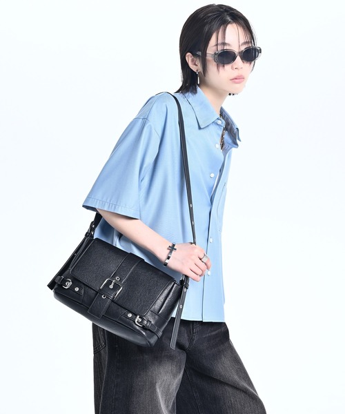 ADRER(アドラー)の「2way Belt Shoulder / Hand Bag / 2WAY ベルトショルダー/ハンドバッグ(ハンドバッグ・メンズ・ブラック・FREE)」の15枚目の写真