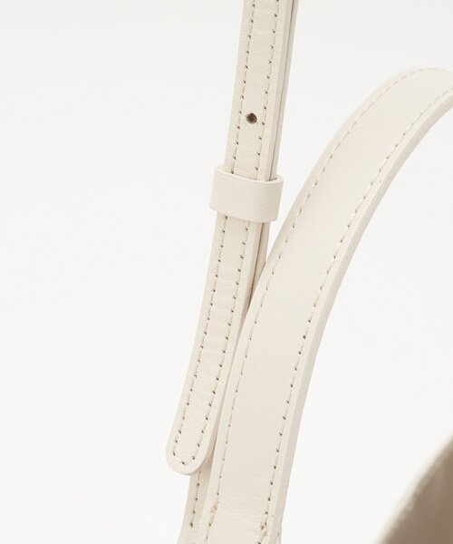 russet（ラシット）の「スムースレザー2WAYミニトートバッグ（トートバッグ・レディース・アイボリー/ブラック/ブルー系その他・FREE）」の12枚目の写真