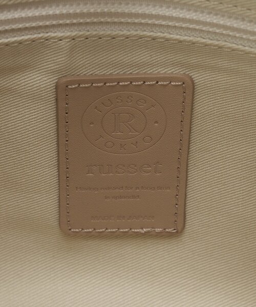 russet（ラシット）の「スムースレザー2WAYミニトートバッグ（トートバッグ・レディース・アイボリー/ブラック/ブルー系その他・FREE）」の16枚目の写真