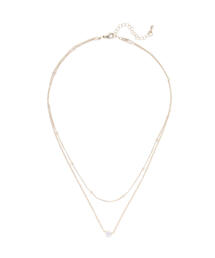 EDIT COLOGNE（エディットコロン）の「2連トップビジューネックレス（ネックレス）」