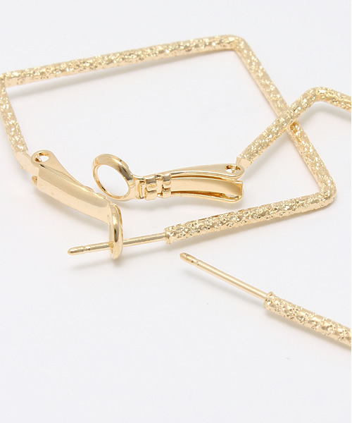 folklore（フォルクローレ）の「ピアスとイヤリングが選べる ラウンド&スクエアピアス（ピアス（両耳用）・レディース・その他4/その他7/その他8/その他1/その他2/その他3/その他5/その他6・ﾌﾘ-）」の9枚目の写真