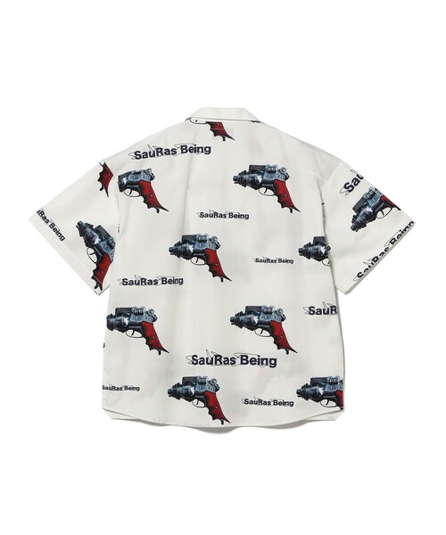 BEAMS T(ビームスティー)の「SauRas Being / S/S ALOHA SHIRTS PISTOL(シャツ/ブラウス・メンズ・ナチュラル・XL/L/M)」の6枚目の写真