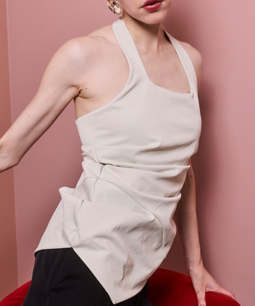 OMMO（オーエムエムオー）の「HALTER NECK TOP（その他トップス・レディース・ブラック/ホワイト・36/38）」の12枚目の写真