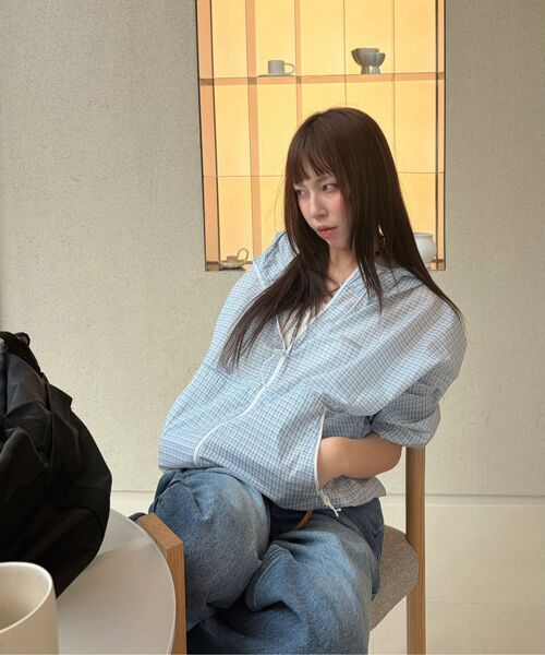 COVERNAT(カバーナット)の「ウィメンズストレートデニムパンツブルー(デニムパンツ・レディース・その他・LARGE/WS/WM)」の2枚目の写真