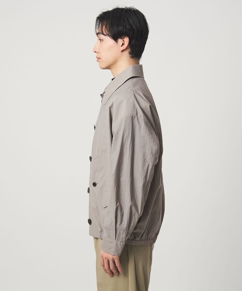 BARACUTA(バラクータ)の「<BARACUTA>G4 ボックスボンバージャケット シャツブルゾン(ブルゾン・メンズ・ライトグレー/ロイヤルブルー・38/40)」の6枚目の写真
