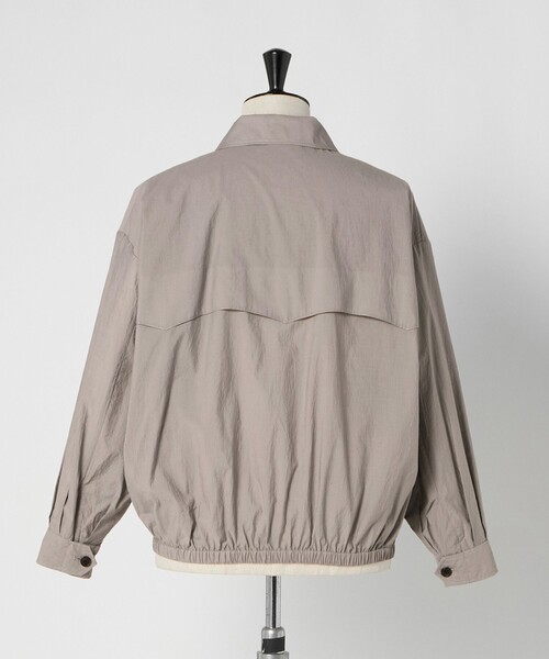 BARACUTA(バラクータ)の「<BARACUTA>G4 ボックスボンバージャケット シャツブルゾン(ブルゾン・メンズ・ライトグレー/ロイヤルブルー・38/40)」の9枚目の写真