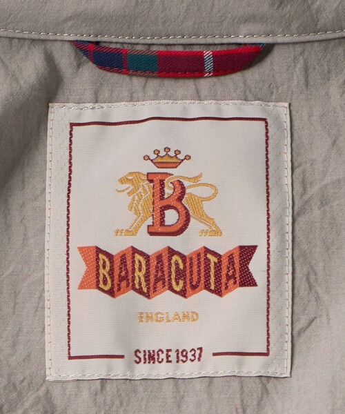 BARACUTA(バラクータ)の「<BARACUTA>G4 ボックスボンバージャケット シャツブルゾン(ブルゾン・メンズ・ライトグレー/ロイヤルブルー・38/40)」の22枚目の写真
