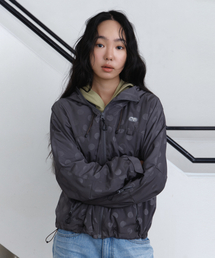 PARAKEET（パラキート）の「ドットアークジップアップウィンドジャケット（ダークブラウン）（その他アウター）」