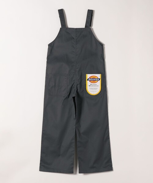 Dickies（ディッキーズ）の「Dickies:〈洗濯機可能〉TC ツイル オーバーオール（サロペット/オーバーオール・レディース・ダークグレー/ブラック・ONE SIZE）」の3枚目の写真