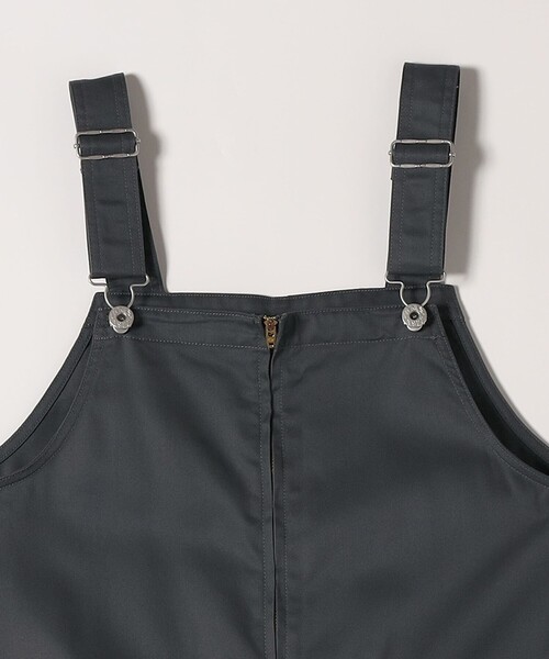 Dickies（ディッキーズ）の「Dickies:〈洗濯機可能〉TC ツイル オーバーオール（サロペット/オーバーオール・レディース・ダークグレー/ブラック・ONE SIZE）」の6枚目の写真