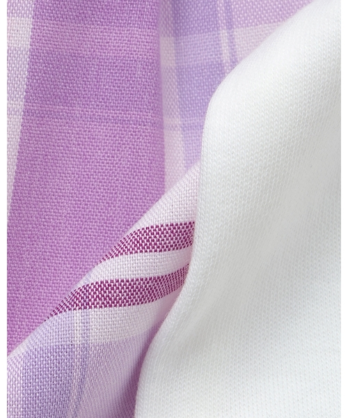 kate spade new york kids（ケイトスペードニューヨーク）の「チェックジャンパースカート＆トップスセット（その他ベビーウェア・キッズ・ライラック・100cm/90cm/80ｃｍ）」の10枚目の写真