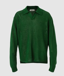 DIGAWEL（ディガウェル）の「Cotton knit polo（ポロシャツ）」