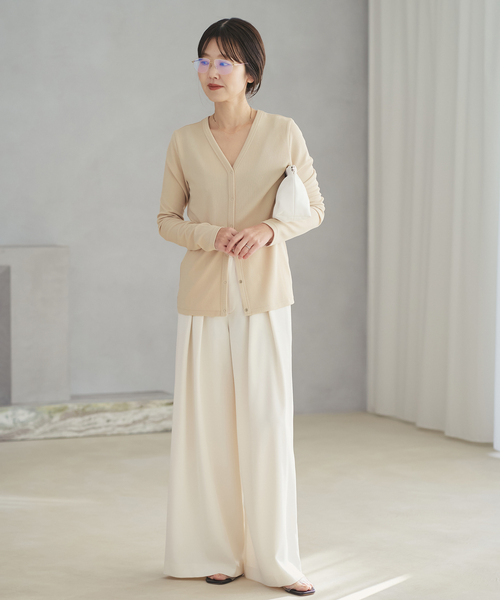 plage(プラージュ)の「&MyuQ / アンドミューク 別注 CLUTCH バッグ(クラッチバッグ・レディース・ブラウン系その他/ホワイト・FREE)」の3枚目の写真