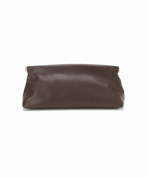 plage(プラージュ)の「&MyuQ / アンドミューク 別注 CLUTCH バッグ(クラッチバッグ・レディース・ブラウン系その他/ホワイト・FREE)」の6枚目の写真