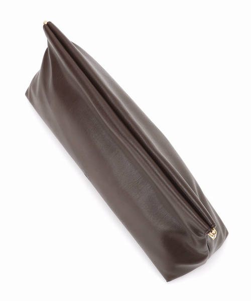 plage(プラージュ)の「&MyuQ / アンドミューク 別注 CLUTCH バッグ(クラッチバッグ・レディース・ブラウン系その他/ホワイト・FREE)」の10枚目の写真