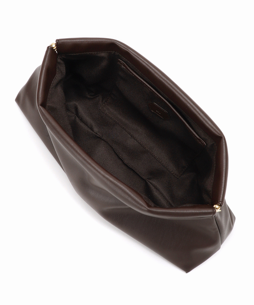 plage(プラージュ)の「&MyuQ / アンドミューク 別注 CLUTCH バッグ(クラッチバッグ・レディース・ブラウン系その他/ホワイト・FREE)」の12枚目の写真