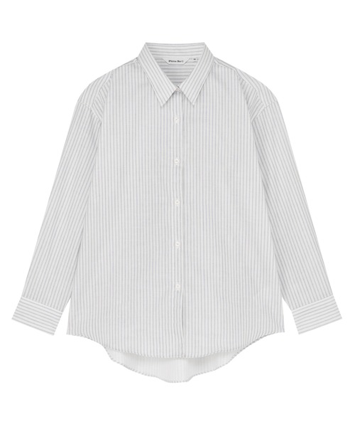 TOKYO SHIRTS(トウキョウシャツ)の「【Pitta Re:)】ふわっとガーゼシャツ ワイドシルエット 長袖 綿100% レディース カジュアルシャツ(シャツ/ブラウス・レディース・ベージュ・M)」の1枚目の写真