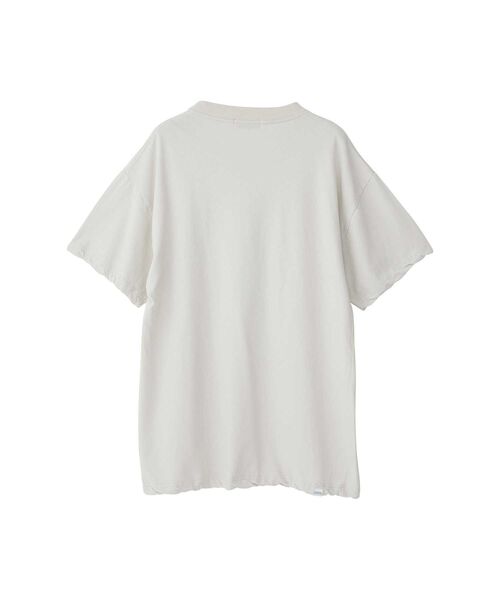 HYSTERIC GLAMOUR（ヒステリックグラマー）の「HYS DOMINATRIX BOOT オーバーサイズTシャツ（Tシャツ/カットソー・レディース・ベージュ/ブラック/ブルー・FREE）」の4枚目の写真