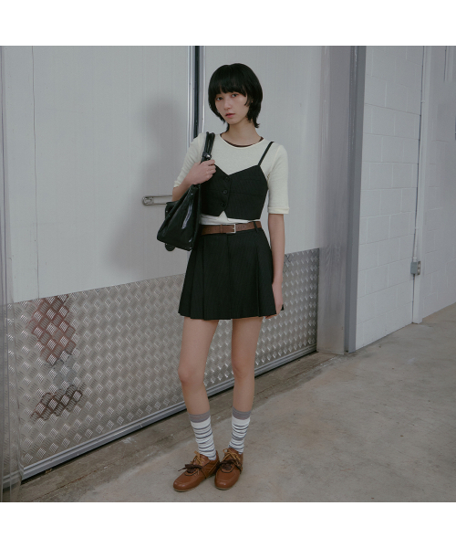 LAP（ラップ）の「RUSTY SHINE BAG AS7AB245（ショルダーバッグ・レディース・チャコールグレー/ブラック/ダークブラウン・FREE）」の8枚目の写真