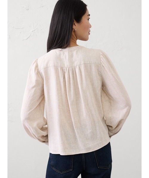 BANANA REPUBLIC FACTORY STORE（バナナリパブリック ファクトリーストア）の「BANANA REPUBLIC FACTORY STORE　　刺繍ブラウス（シャツ/ブラウス・レディース・ベージュ・S/XS/L/M）」の7枚目の写真
