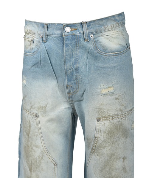 BREATH（ブレス）の「COATING DOUBLE KNEE DENIM PANTS（デニムパンツ