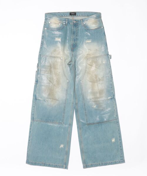 BREATH（ブレス）の「COATING DOUBLE KNEE DENIM PANTS（デニムパンツ