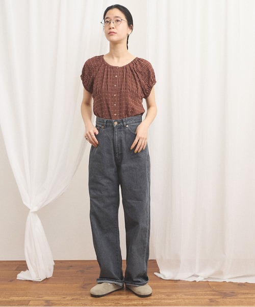 fig London(フィグロンドン)の「Kate blouse(シャツ/ブラウス・レディース・ブラウン・FREE)」の9枚目の写真