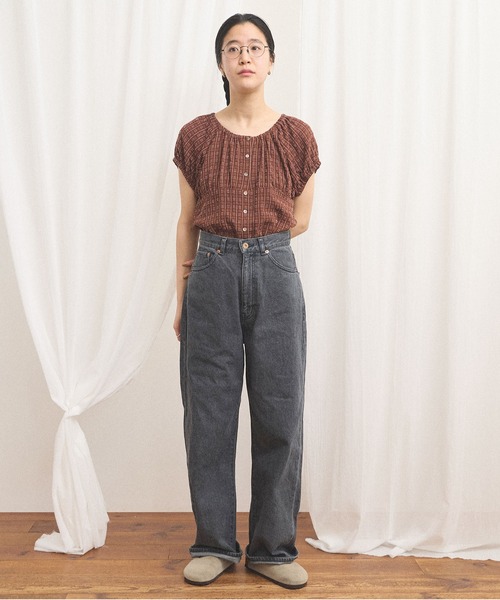 fig London(フィグロンドン)の「Kate blouse(シャツ/ブラウス・レディース・ブラウン・FREE)」の13枚目の写真