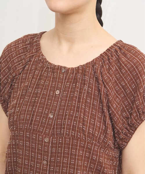 fig London(フィグロンドン)の「Kate blouse(シャツ/ブラウス・レディース・ブラウン・FREE)」の19枚目の写真