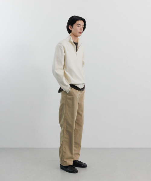BLANKROOM（ブランクルーム）の「ハーフジップニット_IVORY（ニット/セーター・メンズ・その他・1/2/3）」の3枚目の写真