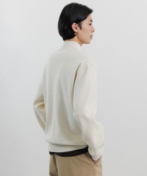 BLANKROOM（ブランクルーム）の「ハーフジップニット_IVORY（ニット/セーター・メンズ・その他・1/2/3）」の5枚目の写真