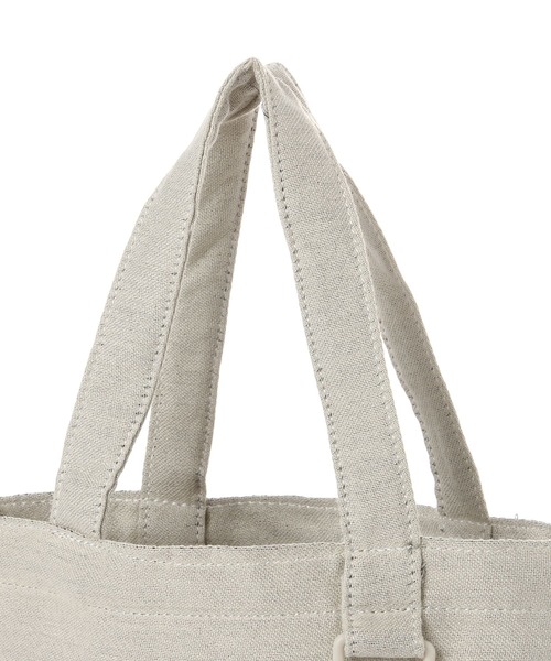 niko and...(ニコアンド)の「ニコロゴジャガードミニトートバッグ【ニコロゴトート】(トートバッグ・レディース・ブルー/アイボリー・0)」の6枚目の写真