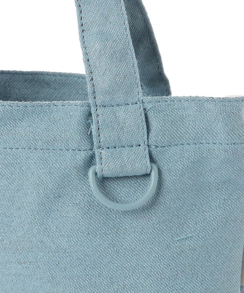 niko and...(ニコアンド)の「ニコロゴジャガードミニトートバッグ【ニコロゴトート】(トートバッグ・レディース・ブルー/アイボリー・0)」の11枚目の写真