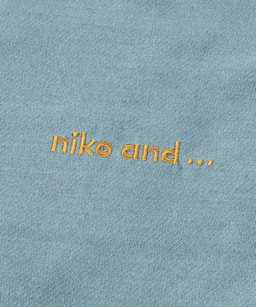 niko and...(ニコアンド)の「ニコロゴジャガードミニトートバッグ【ニコロゴトート】(トートバッグ・レディース・ブルー/アイボリー・0)」の13枚目の写真